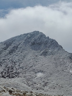3月とは思えない絶景の久住山